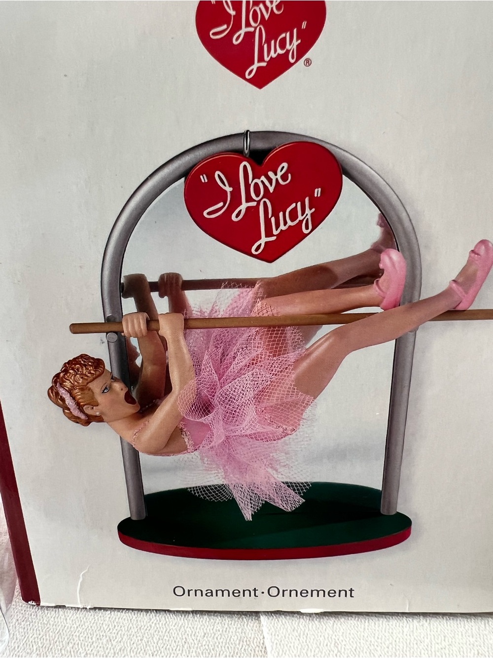 American Greetings I Love Lucy Pink Ballerina Ornament